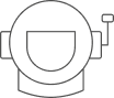 Spaceman Helmet Icon Spaceman Helmet Icon